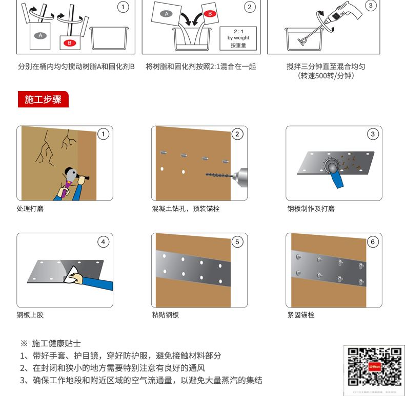 包钢兴义粘钢加固施工过程